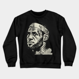 Lebron Big James - paper tape Crewneck Sweatshirt